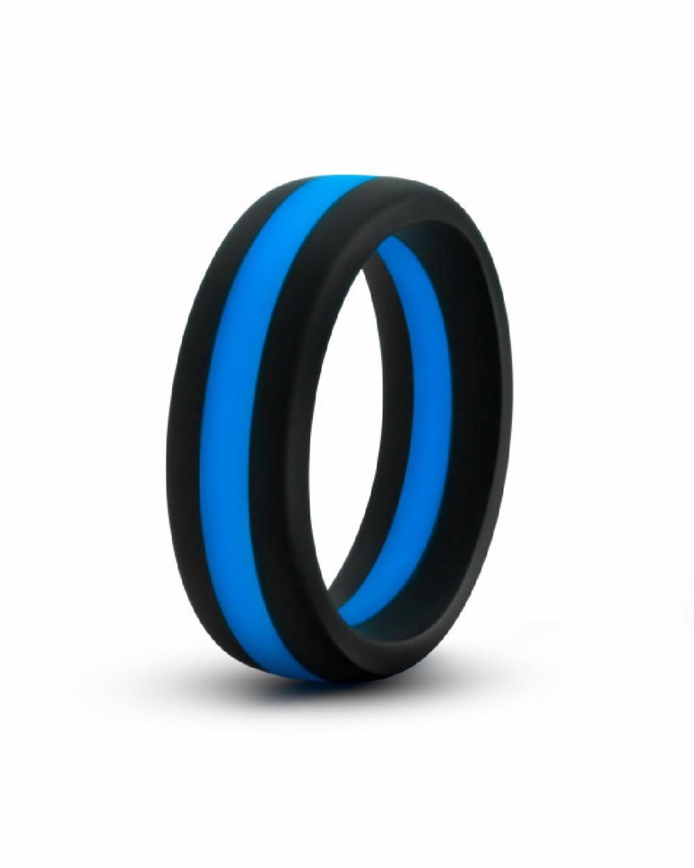 Penis Toys | Performance Silicone Go Pro Cock Ring – Black & Blue Penis Toys Penis Toys