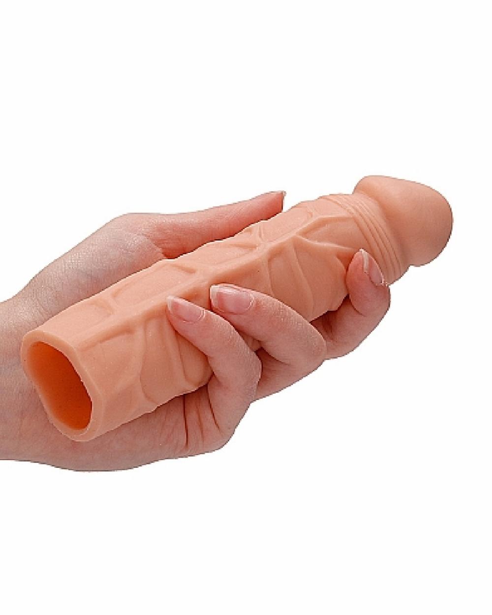 Penis Toys | Realrock 7 Inch Penis Extender Sleeve – Vanilla Penis Toys Penis Toys