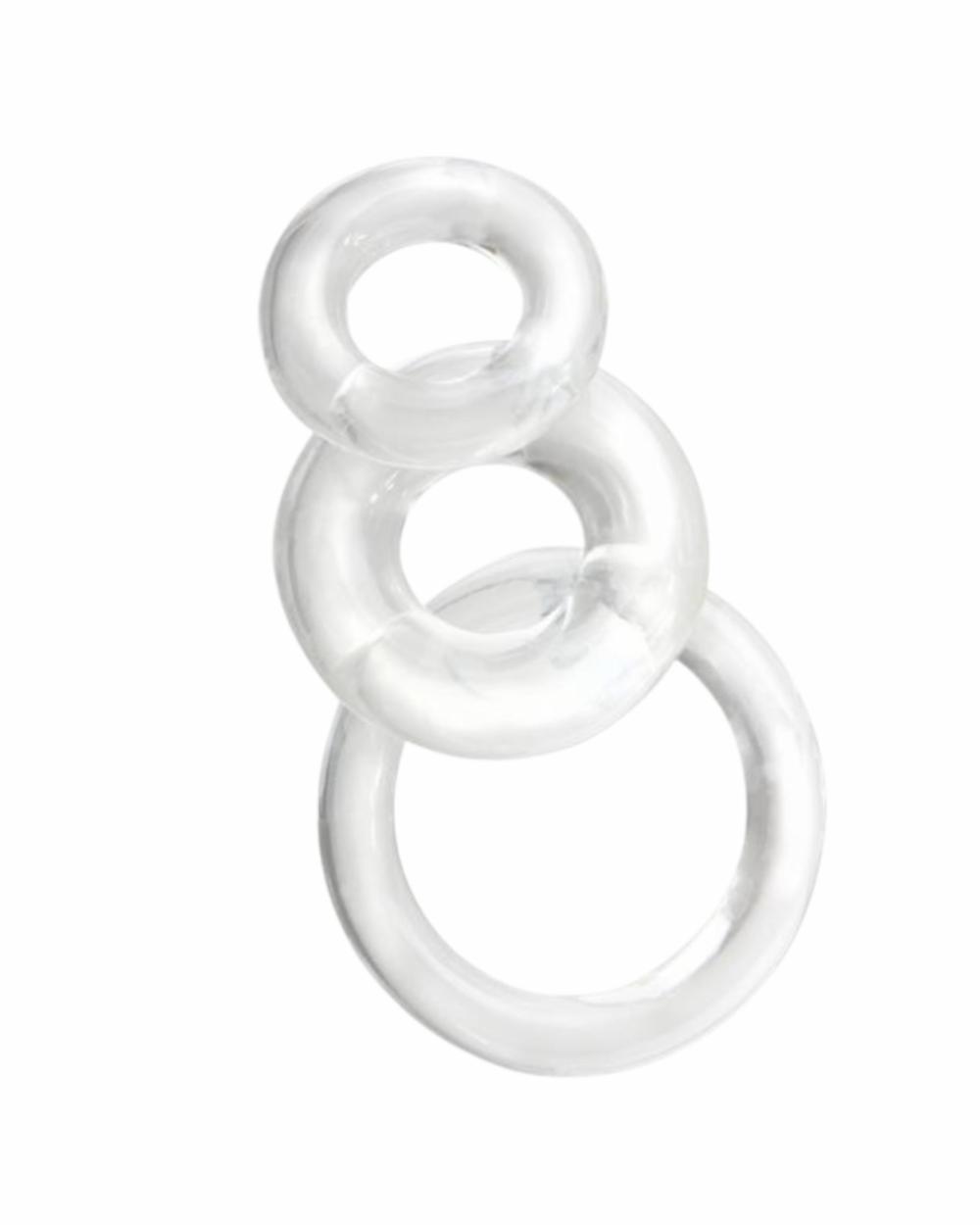 Penis Toys | Ringo 3 Piece Cock Ring Set – Clear Penis Toys Penis Toys