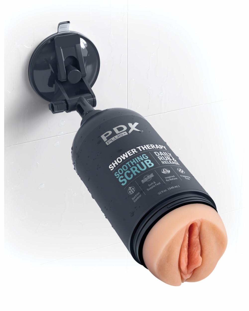 Penis Toys | Shower Therapy Discreet Realistic Stroker With Mount – Vanilla Penis Toys Penis Toys