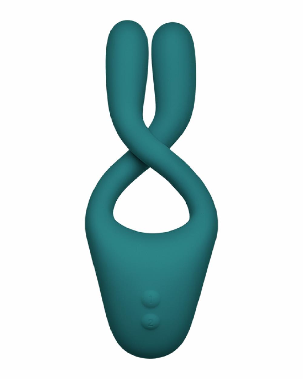 Penis Toys | Tryst V2 Bendable Multi Purpose Vibrator With Remote  – Teal For Couples For Couples