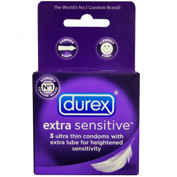 Sexual Health | Extra Sensitive Lubricated Condoms (3 Pack) Sexual Health Sexual Health