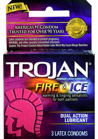 Sexual Health | Fire And Ice 3 Pack Heating & Tingling Latex Condoms Sexual Health Sexual Health