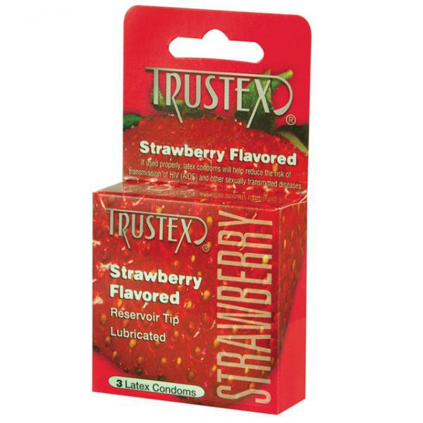 Sexual Health | Flavored Condoms Strawberry 3 Pack Sexual Health Sexual Health