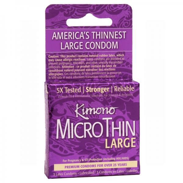 Sexual Health | Kimono Micro Thin Large Condoms 3 Pack Sexual Health Sexual Health