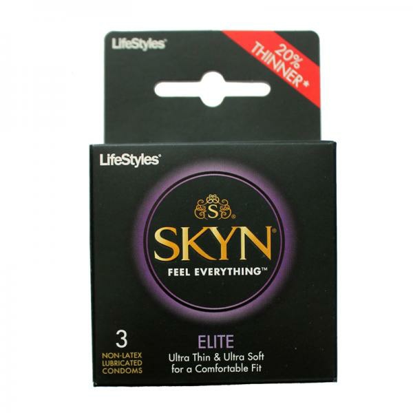 Sexual Health | Lifestyles Skyn Elite 3 Pack Non-Latex Lubricated Condoms Sexual Health Sexual Health