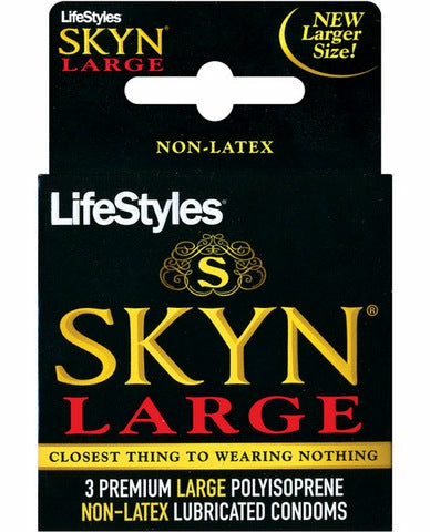 Sexual Health | Lifestyles Skyn Large Non-Latex Condoms – Box Of 3 Sexual Health Sexual Health