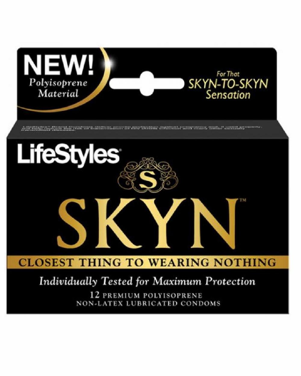 Sexual Health | Lifestyles Skyn Latex Free Lubricated Condoms 12 Pack Sexual Health Sexual Health