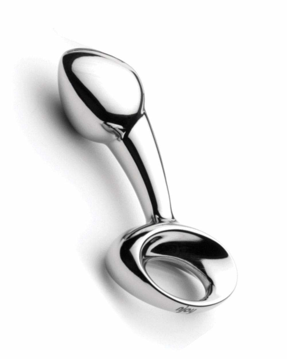 Sexual Health | Pure Medium Stainless Steel Butt Plug With Finger Loop Anal Toys Anal Toys