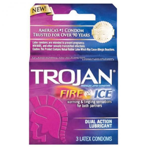 Sexual Health | Trojan Fire & Ice Lubricated Latex Condoms Sexual Health Sexual Health