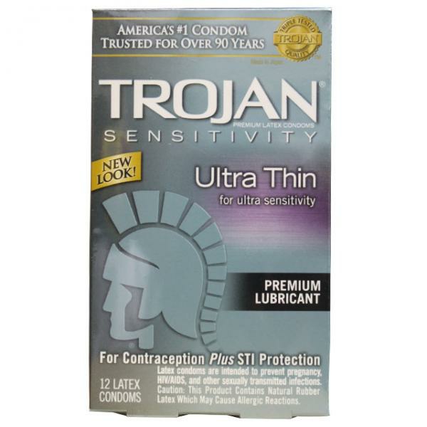 Sexual Health | Trojan Sensitivity Ultra Thin Latex Condoms 12 Pack Sexual Health Sexual Health