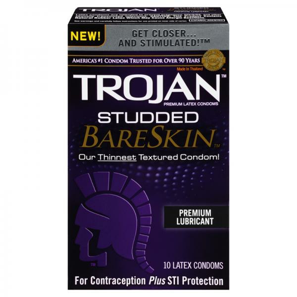 Sexual Health | Trojan Studded Bareskin Condoms 10 Package Sexual Health Sexual Health