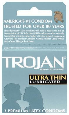 Sexual Health | Ultra Thin Lubricated Latex Condoms – 3 Pack Sexual Health Sexual Health