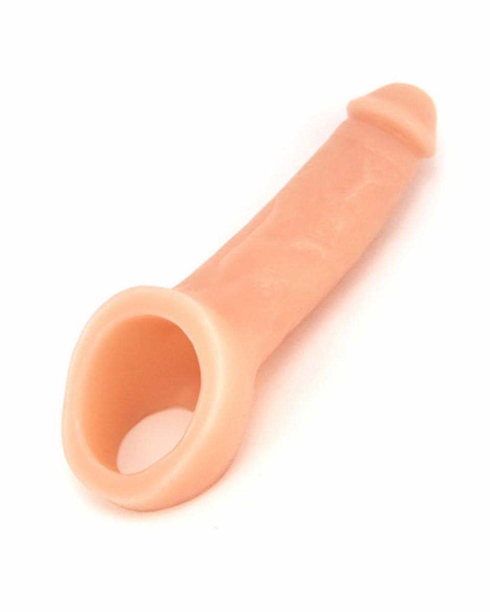 Sexual Health | Vixen Ride On 6.25 Inch Vixskin Silicone Penis Extension – Vanilla Dildos Dildos