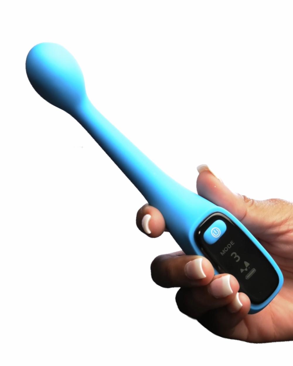 Vibrators | Bang! First Time G-Spot Vibrator With Digital Display – Blue Vibrators Vibrators