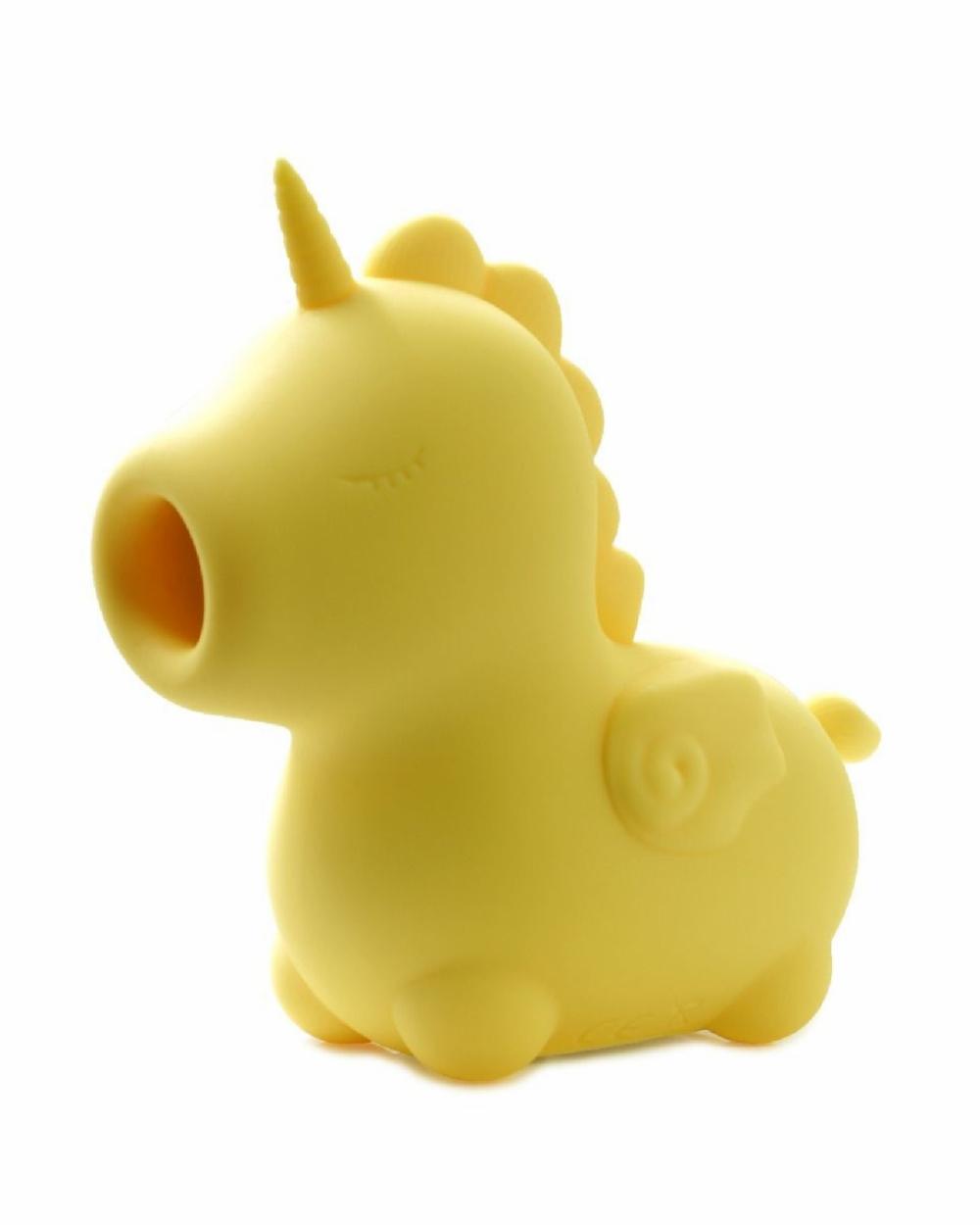 Vibrators | Bean Blossom Unicorn Shaped Licking Tongue Vibrator – Yellow Vibrators Vibrators