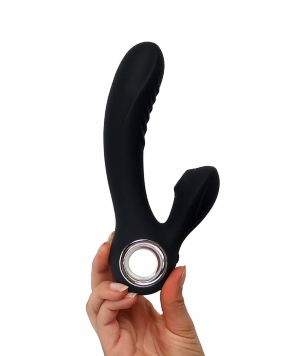 Vibrators | Beso G Warming Clitoral Pressure Wave & G-Spot Vibrator – Black Vibrators Vibrators