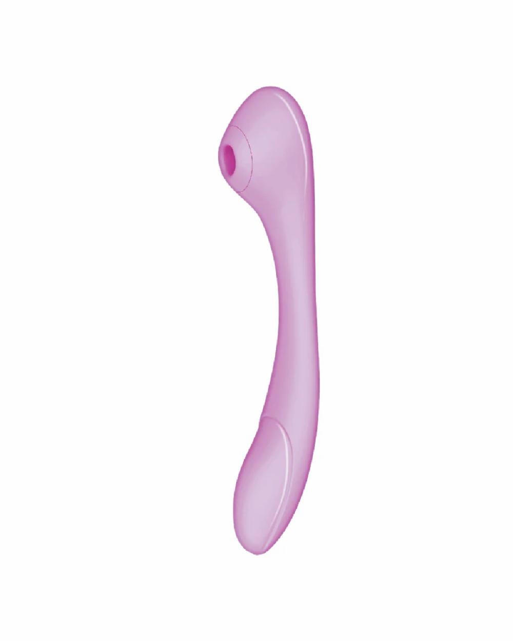 Vibrators | Blaze Air Pulsation And G-Spot Bendable Double Ended Vibrator – Purple Vibrators Vibrators