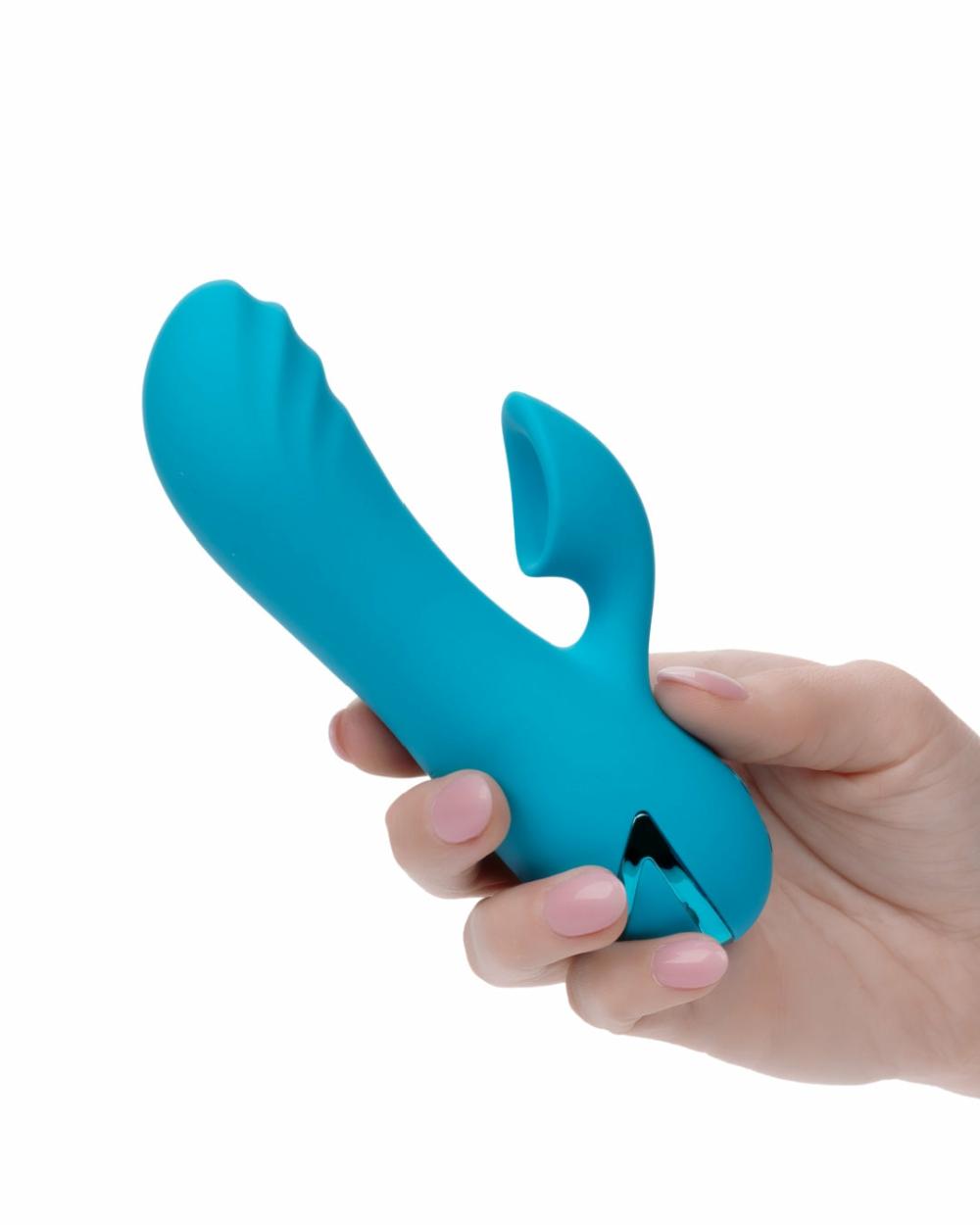 Vibrators | California Dreaming Sunset Beach Seducer Clit Sucking Mini Rabbit Vibrator – Blue Vibrators Vibrators