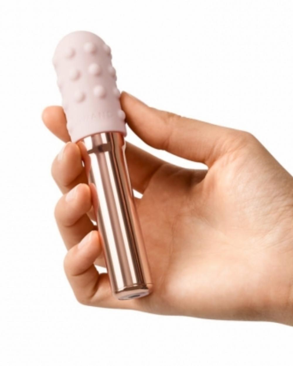 Vibrators | Chrome Grand Bullet Metal Bullet With Texture Sleeve – Rose Gold Vibrators Vibrators