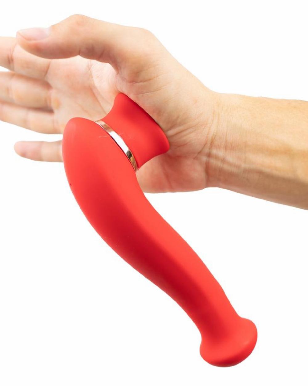 Vibrators | Destiny Red Clitoral Suction Vibrator With Tongue Vibrators Vibrators