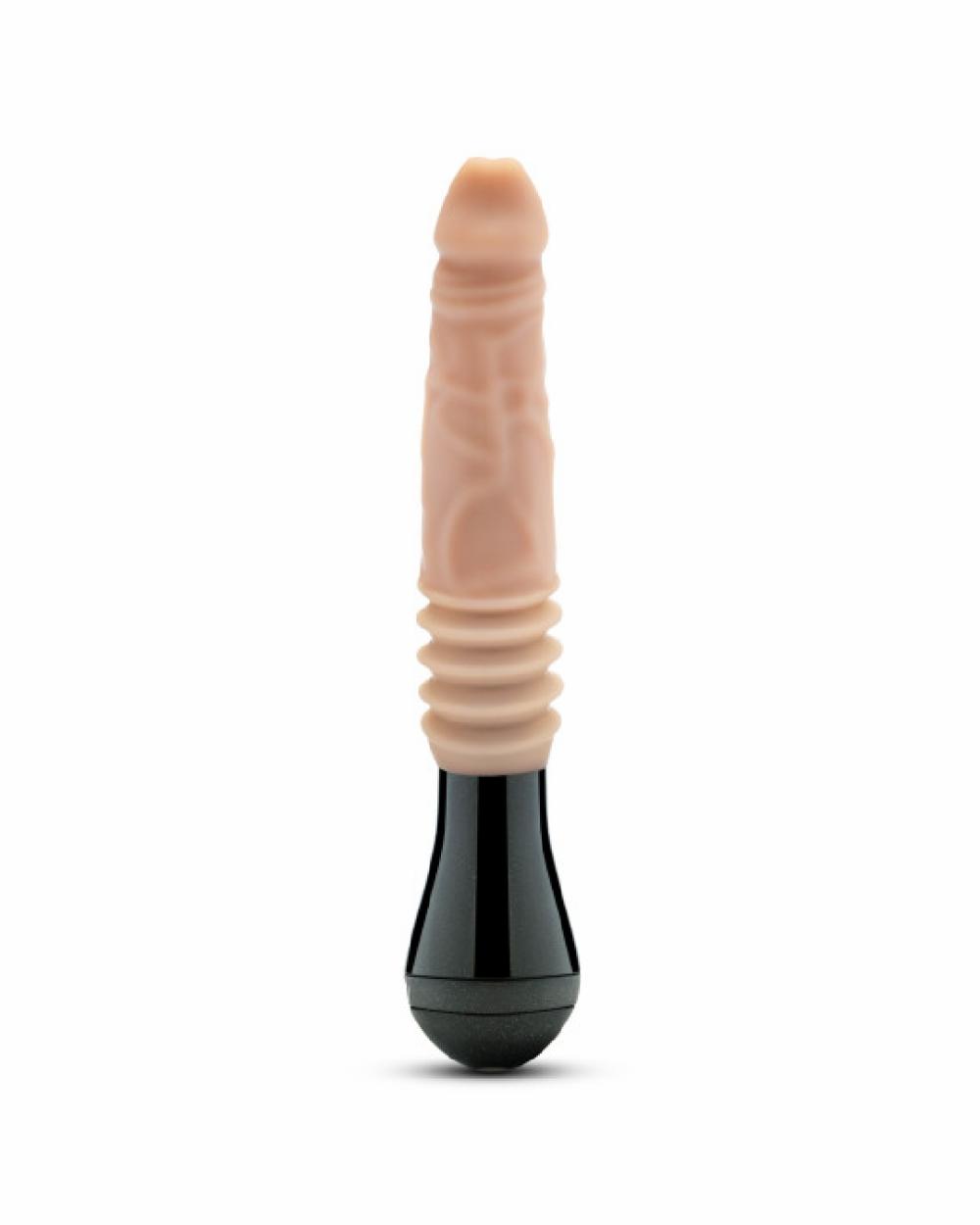 Vibrators | Dr. Knight Vibrating Thrusting Gyrating Realistic Silicone Dildo – Vanilla Vibrators Vibrators