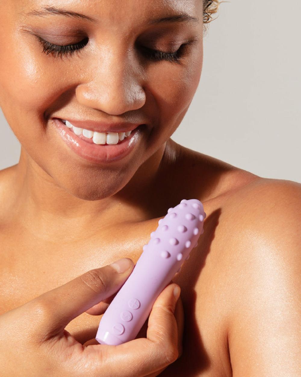 Vibrators | Duet Large Rumbly Textured Bullet Vibrator – Lilac Vibrators Vibrators