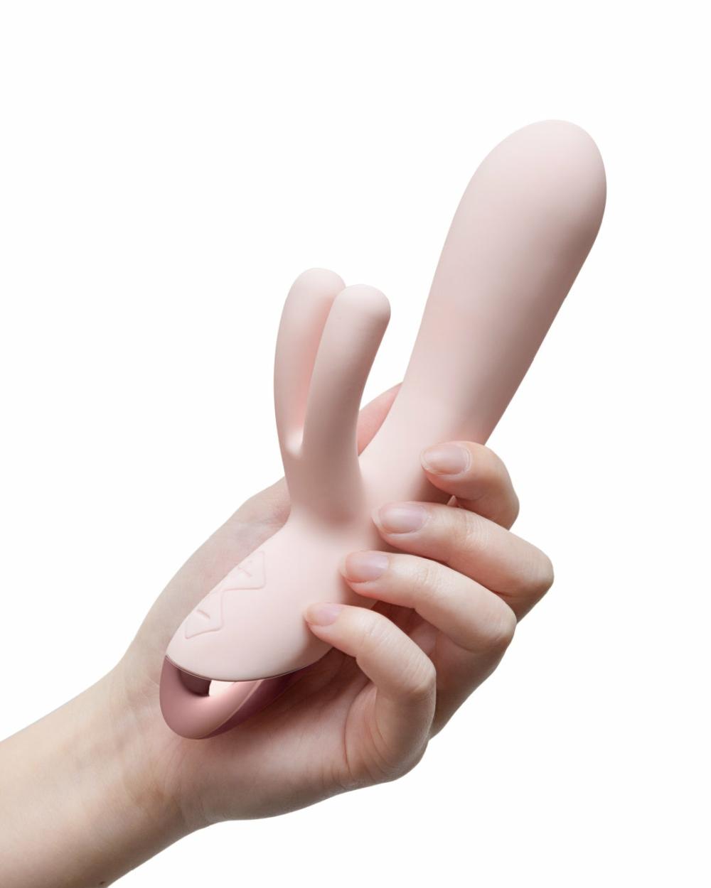 Vibrators | Elora Dual Motor Rabbit Vibrator With Double Teasers – Pale Pink Vibrators Vibrators