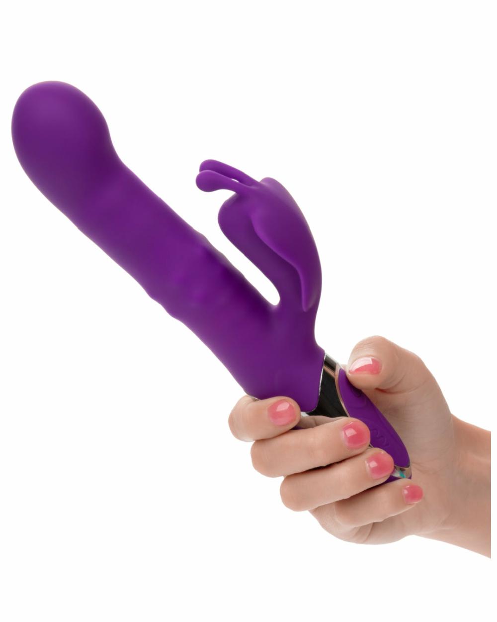 Vibrators | Enchanted Flutter Thrusting And Rotating Rabbit Vibrator – Purple Vibrators Vibrators