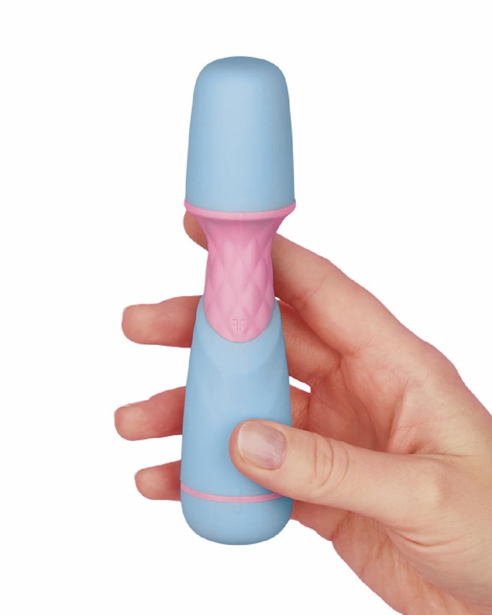 Vibrators | Femme Funn Ffix Waterproof Mini Wand – Blue Vibrators Vibrators