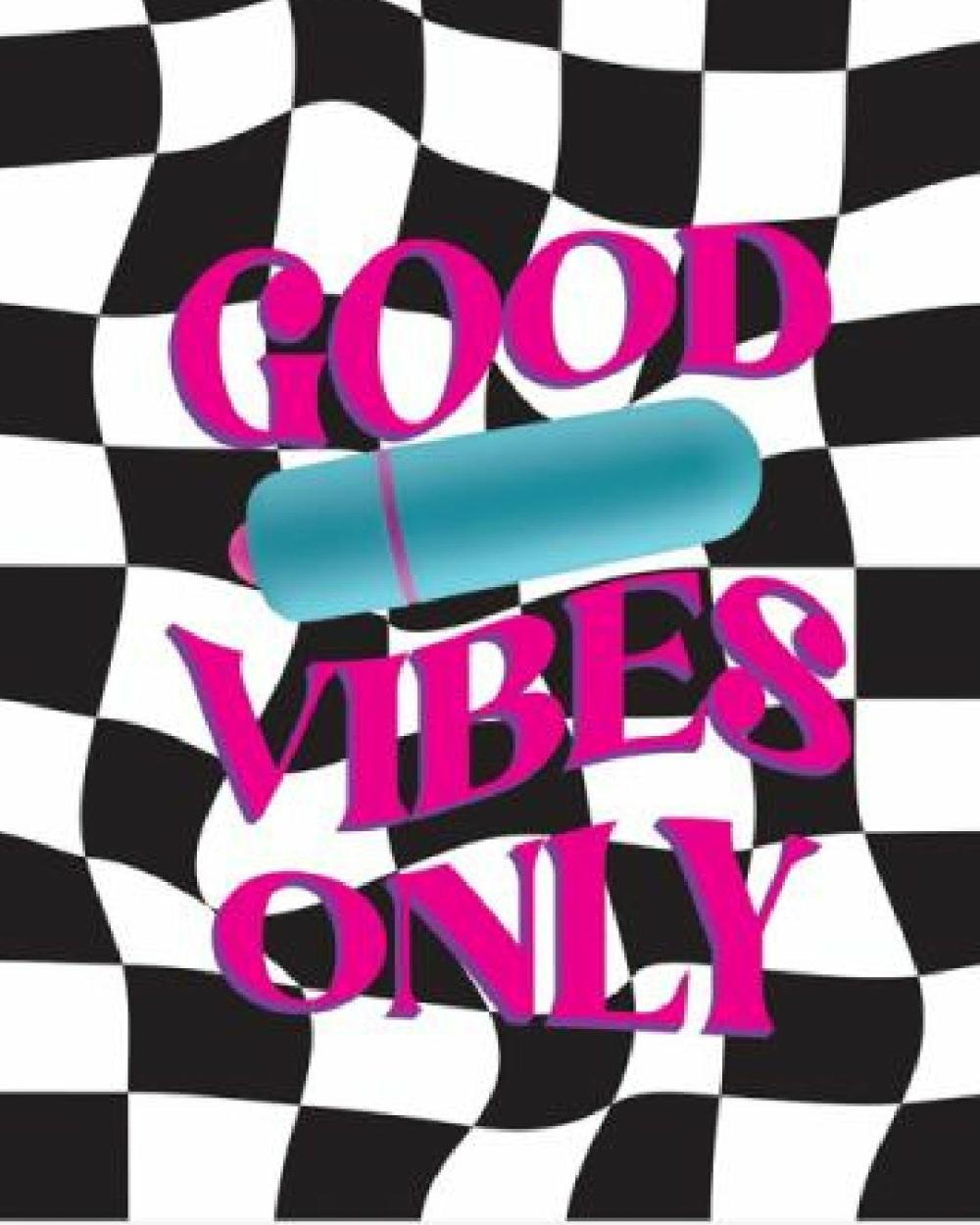 Vibrators | Good Vibes Only Greeting Card With Mini Bullet Vibrator Vibrators Vibrators