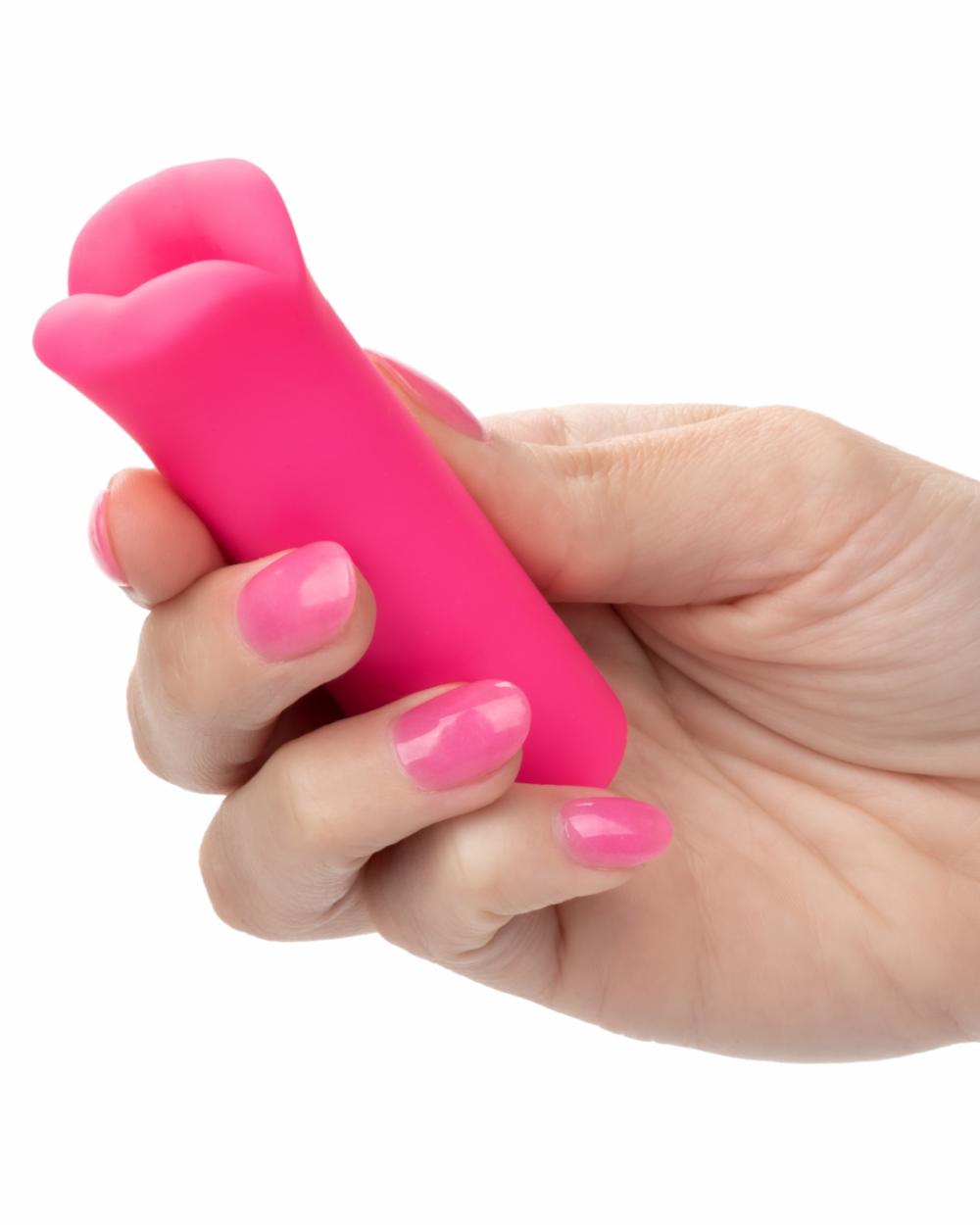 Vibrators | Kyst Lips Powerful Mini Vibrator With Plush Lips – Pink Vibrators Vibrators