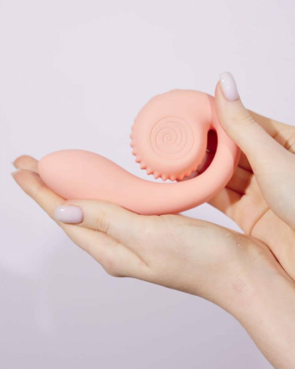 Vibrators | Snail Gizi Compact Ultra Powerful 2 Motor Dual Stimulating Vibrator – Pink Vibrators Vibrators