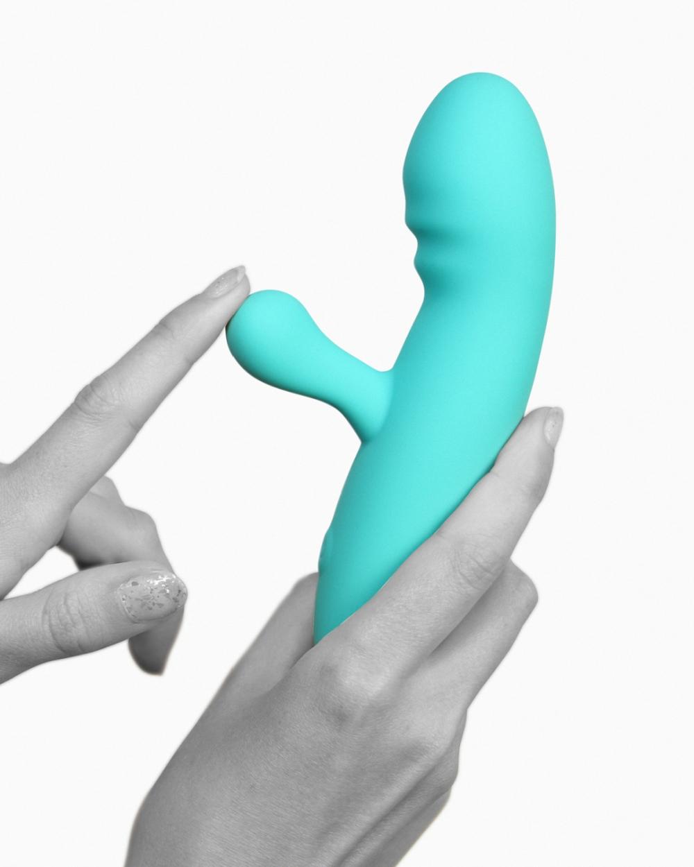 Vibrators | The Rabbit Ultra Soft First Time Flexible Silicone Vibrator – Teal Vibrators Vibrators