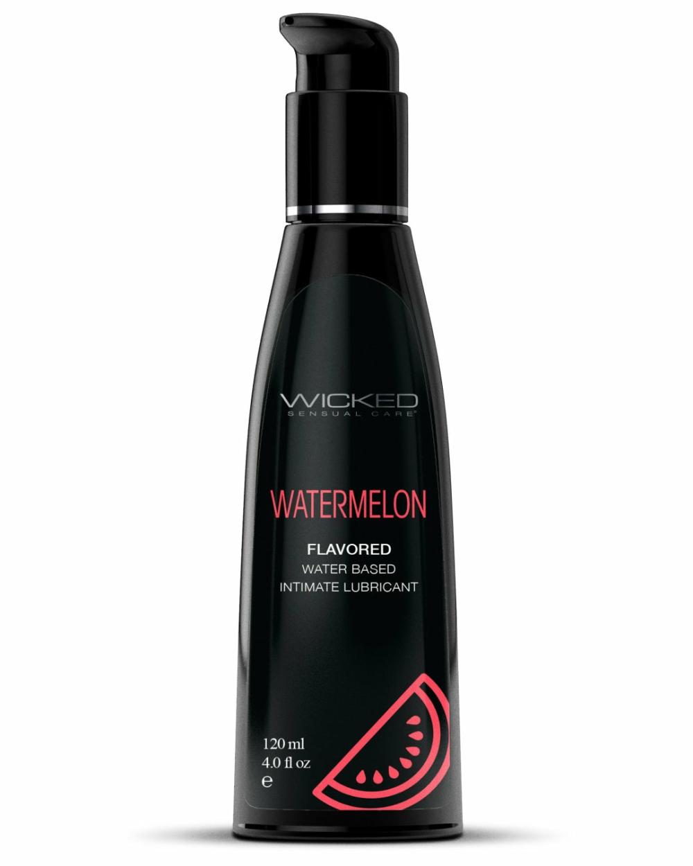 Lubes & Body | Wicked Aqua Watermelon Flavored Water Based Lubricant  4 Oz Lubes & Body Lubes & Body