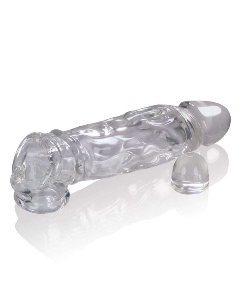 Penis Toys | Butch Cocksheath Penis Extender With Ball Strap – Clear Penis Toys Penis Toys