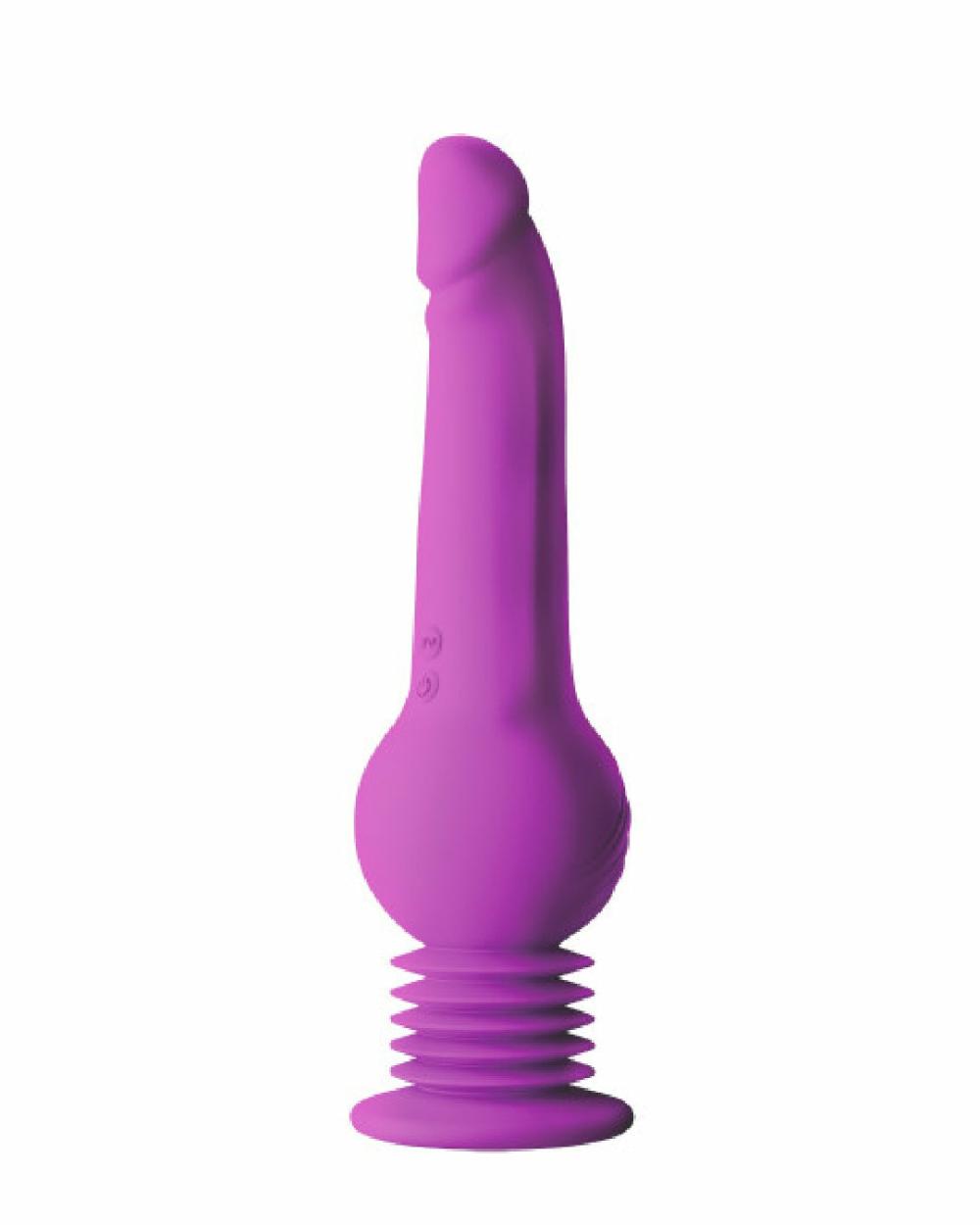 Dildos | New York Gyro Quake Thrusting 9.75 Inch Silicone Dildo – Purple Dildos Dildos