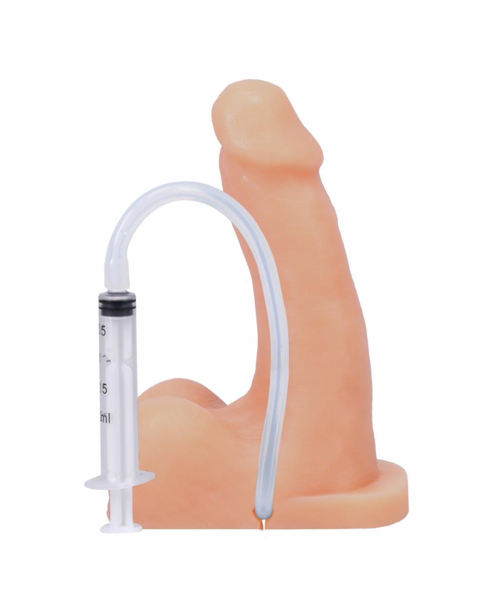 Dildos | Pop N’ Play Silicone Squirting Packer Dildo – Vanilla Dildos Dildos