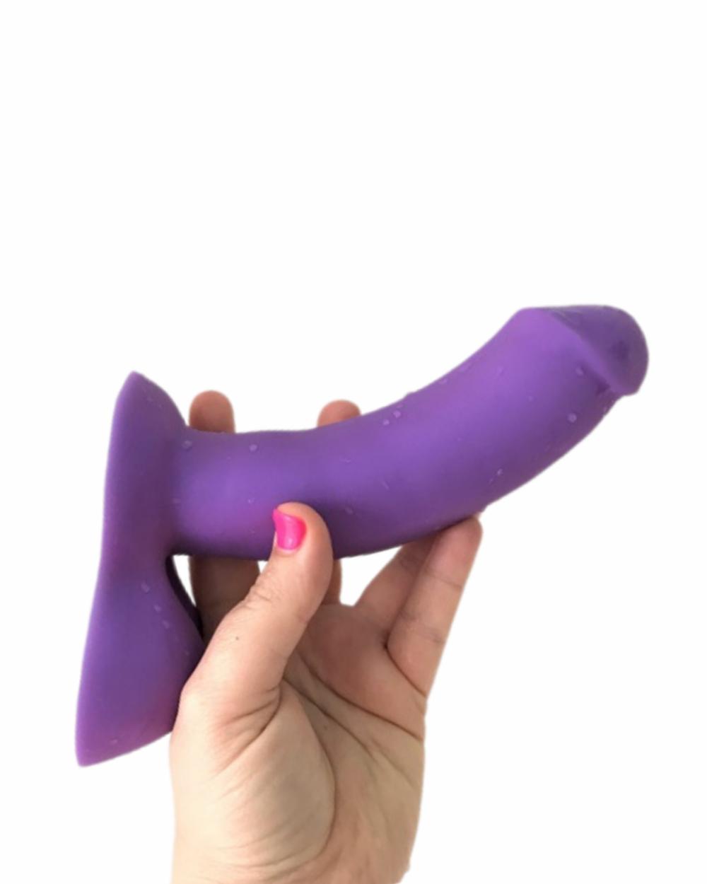 Dildos | Vip Super Soft 7 Inch Silicone Dildo – Purple Dildos Dildos