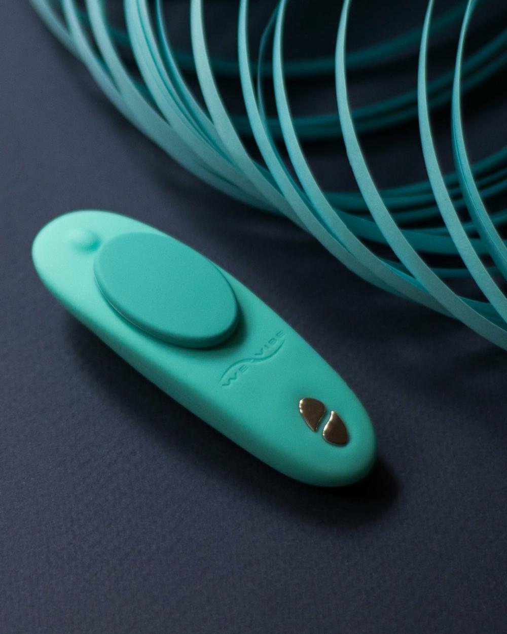 Vibrators | Moxie + Hands-Free Remote Or App Controlled Panty Vibrator –  Teal For Couples For Couples