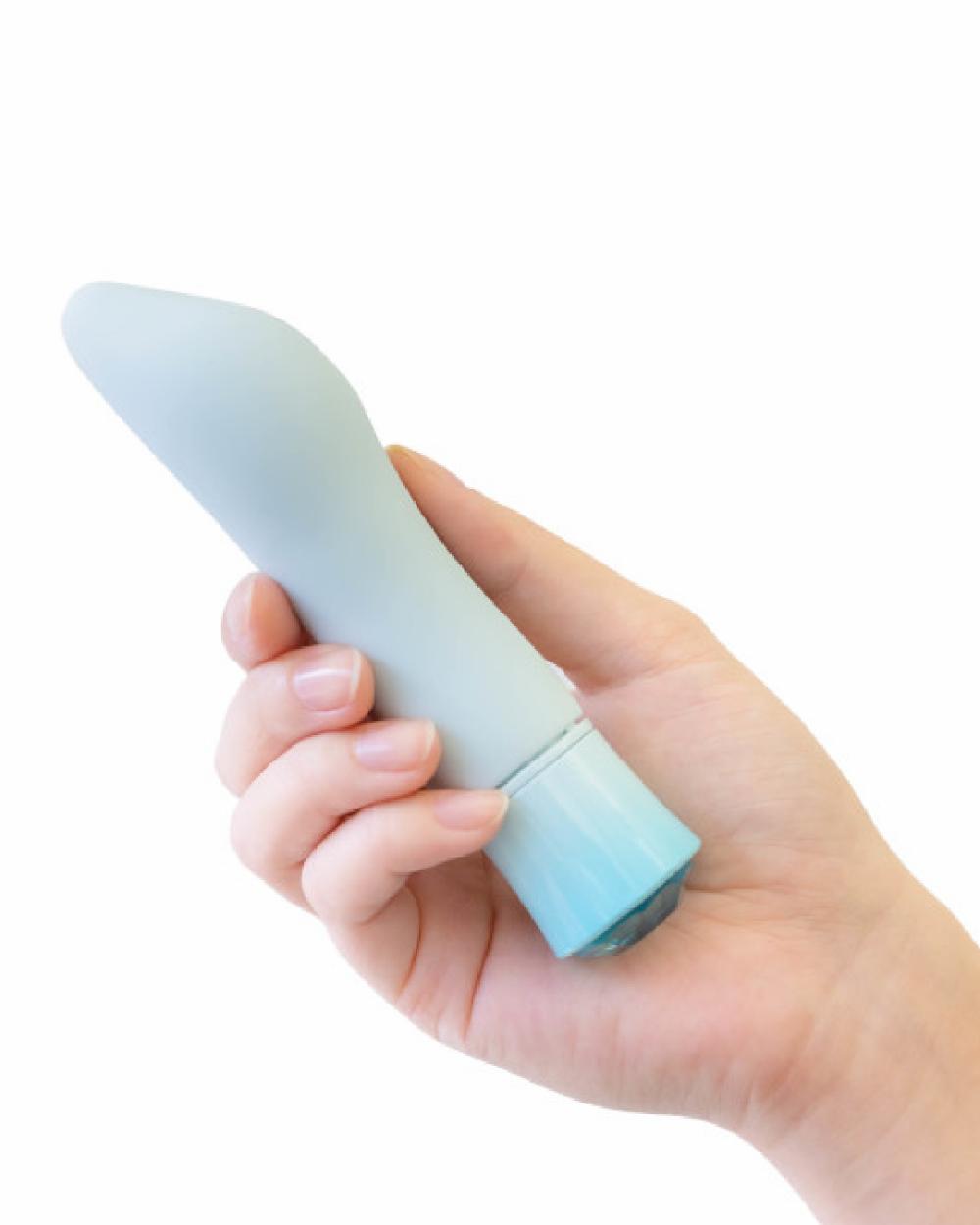 Vibrators | Oh My Gem Ardor Aquamarine Warming Internal & External Tapered Vibrator Vibrators Vibrators