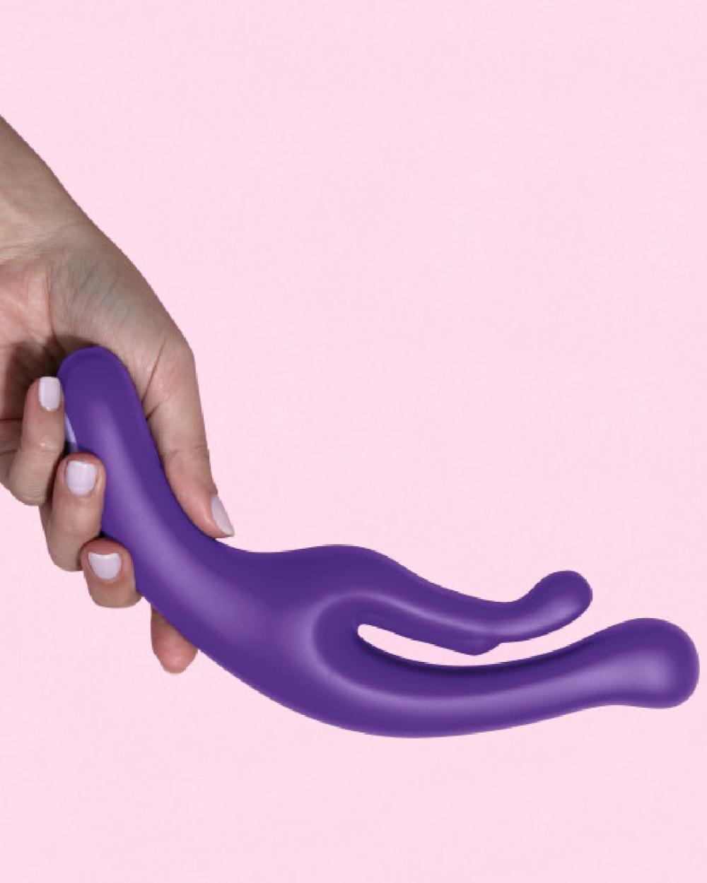 Vibrators | Wellness G Wave Waterproof Rabbit Vibrator With Ergonomic Handle Vibrators Vibrators